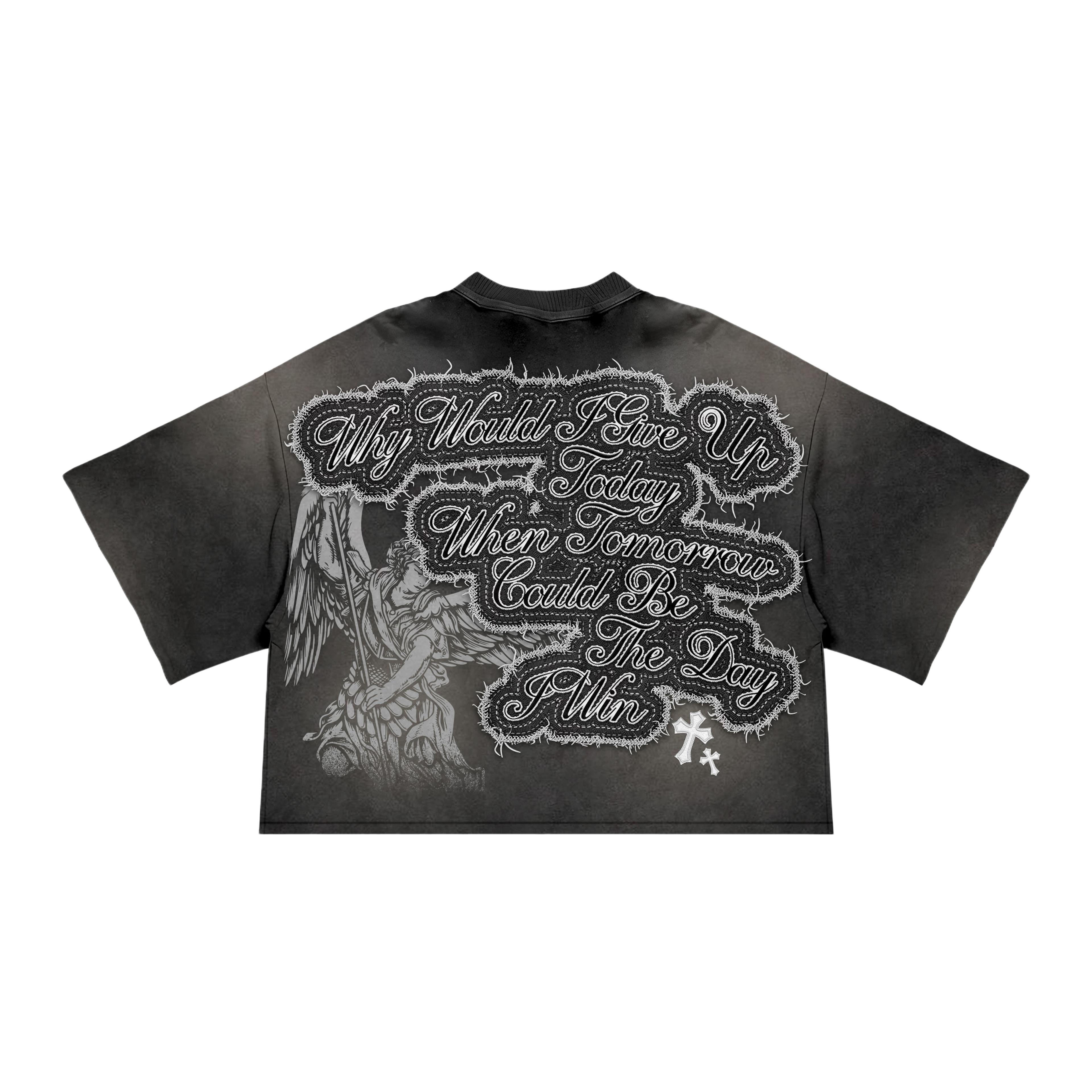 oversize sleeve tee shirt
